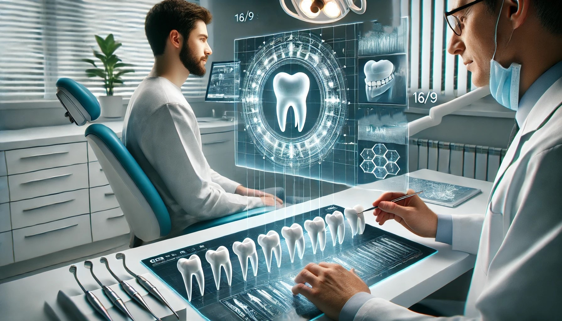 Prosessen fra analyse til behandling i en moderne tannklinikk, som viser nøye planlegging og utførelse av et nytt smil."