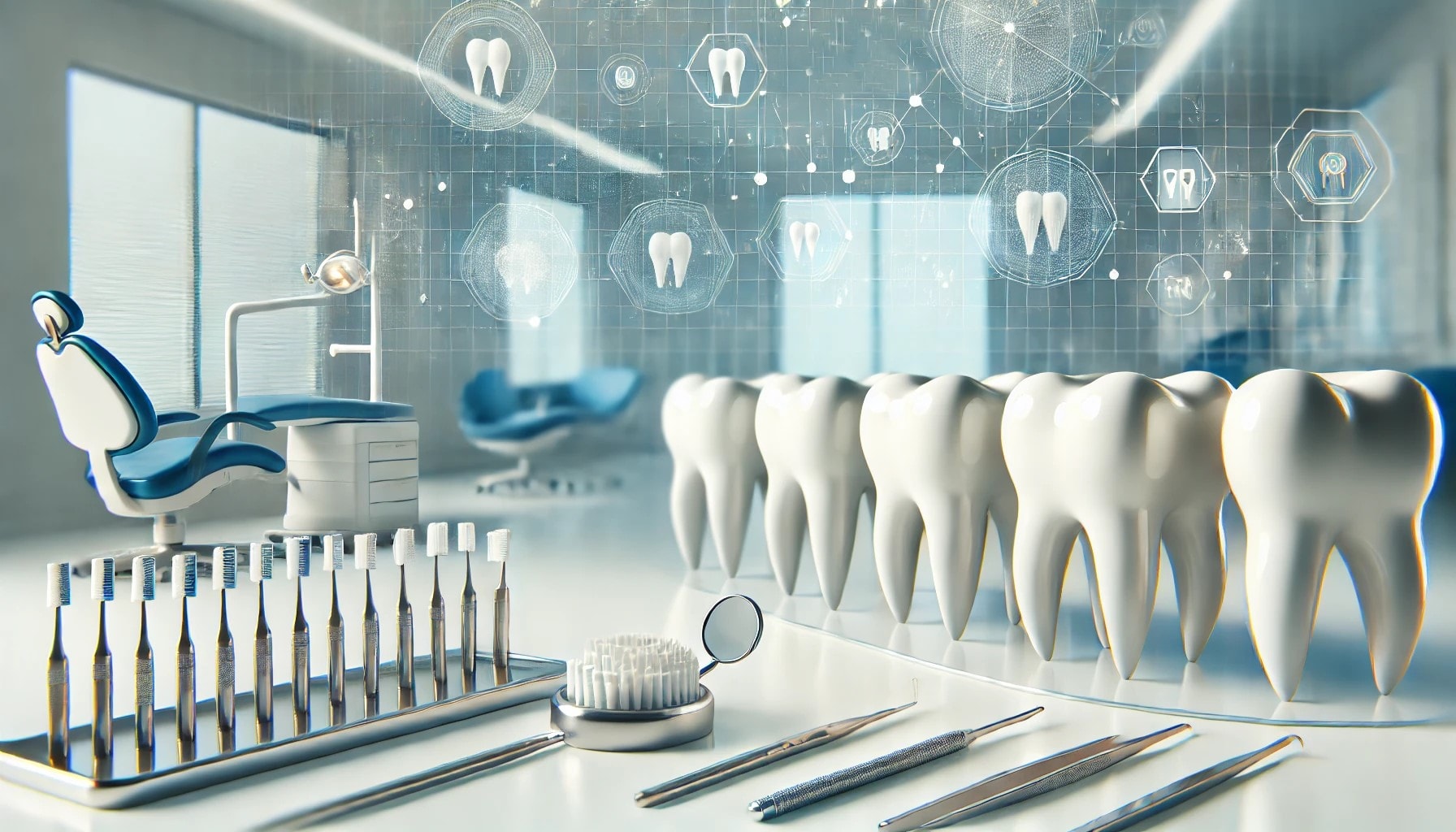 Image of a modern dental clinic with an emphasis on the importance of regular dental care."